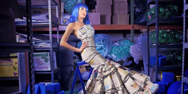 lixo vira roupa fashion