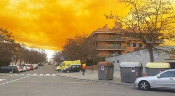 Nuvem tóxica se forma perto de Barcelona 2