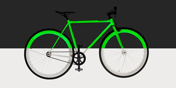 Bike com tinta solar