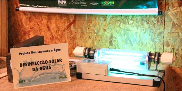 Purificador de água a energia solar indígenas