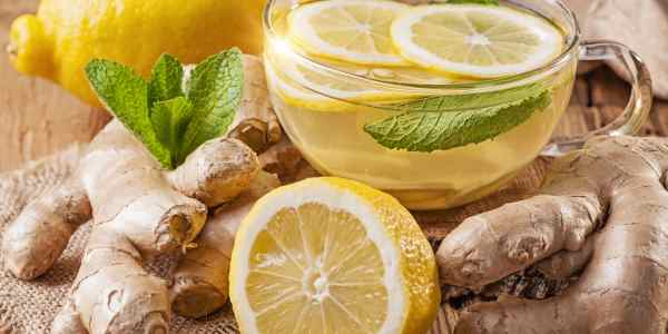 ginger and lemon tea