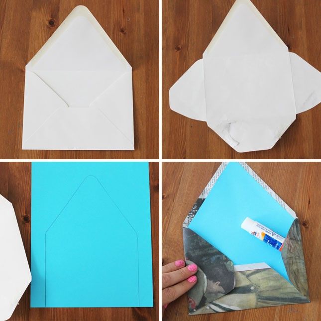 Como fazer envelopes com papel cartao ou caixa de sapato