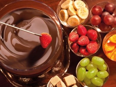 fondue de chocolate