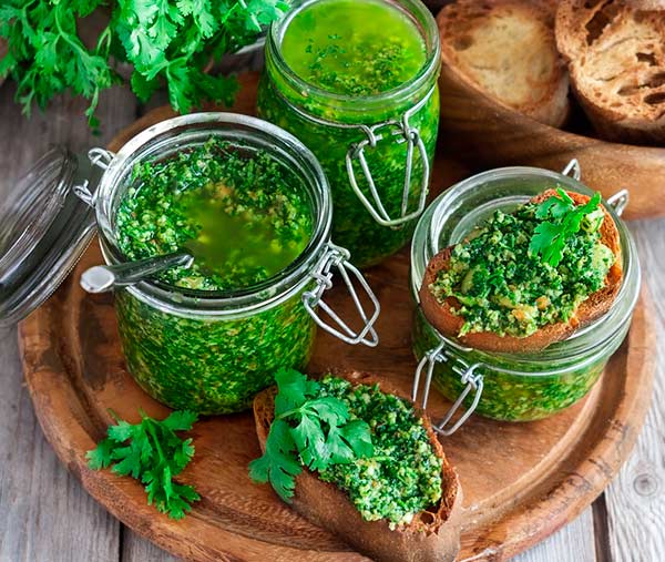 pesto conservar