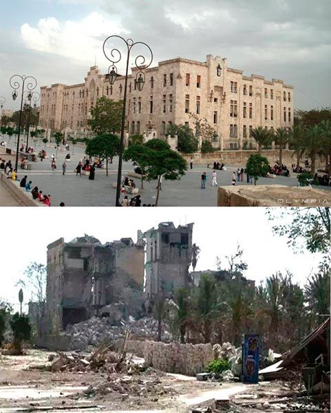 aleppo antes e depois 1