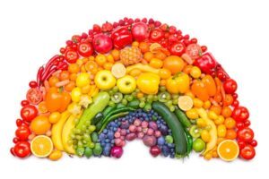 Arco-íris dos alimentos