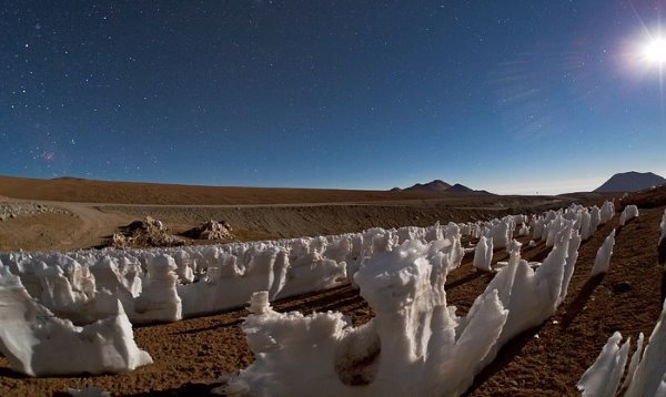 penitentes de gelo