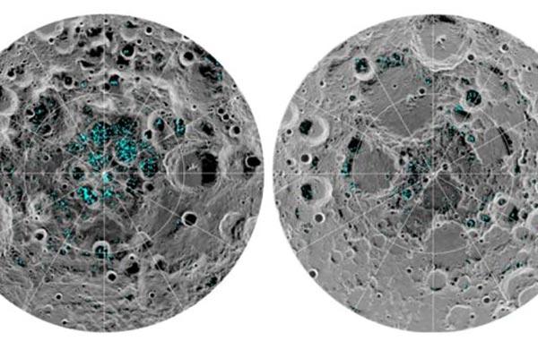 água na Lua