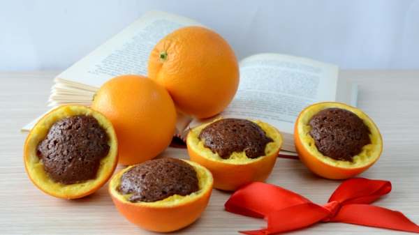 muffins chocolate laranja