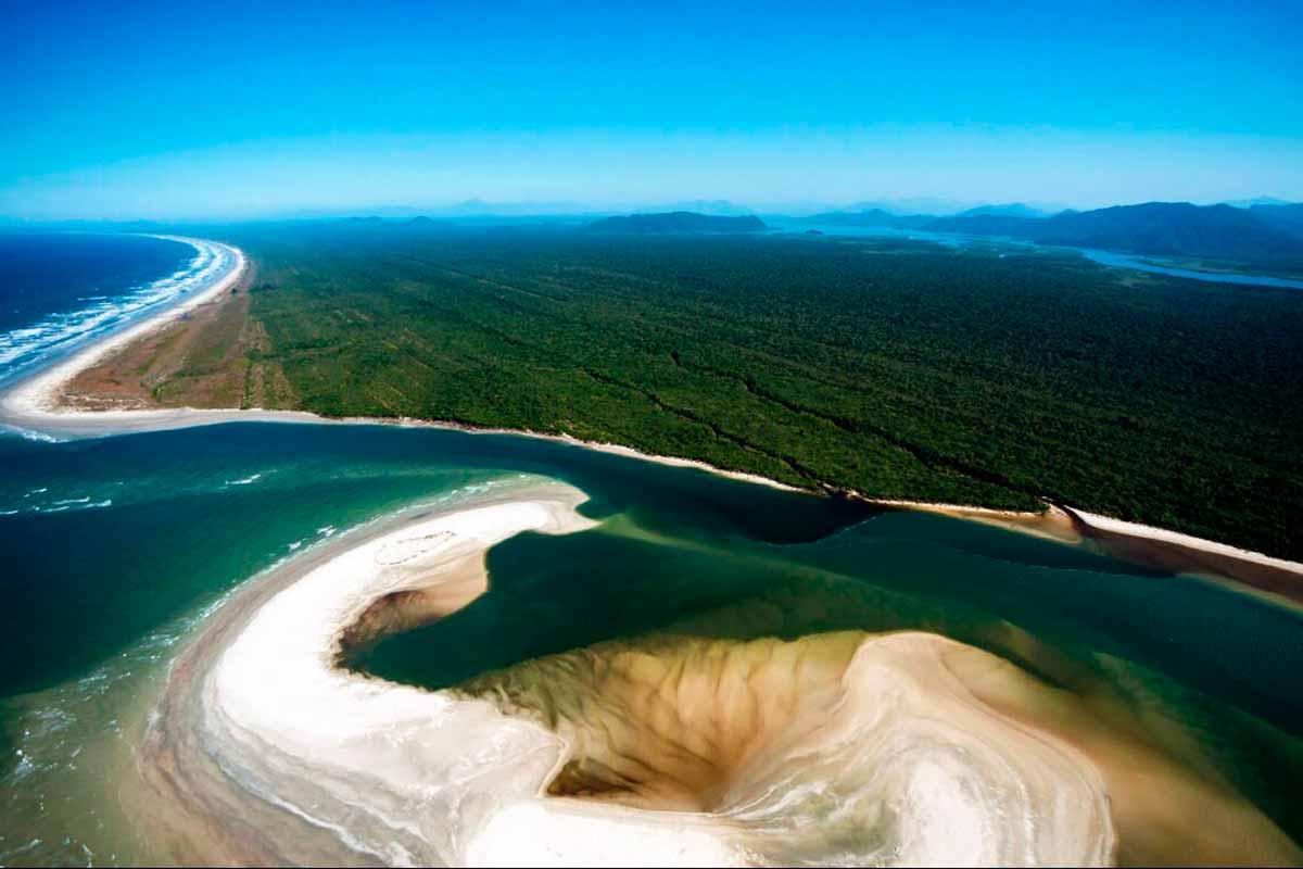 Vista aérea Grande Reserva Mata Atlântica