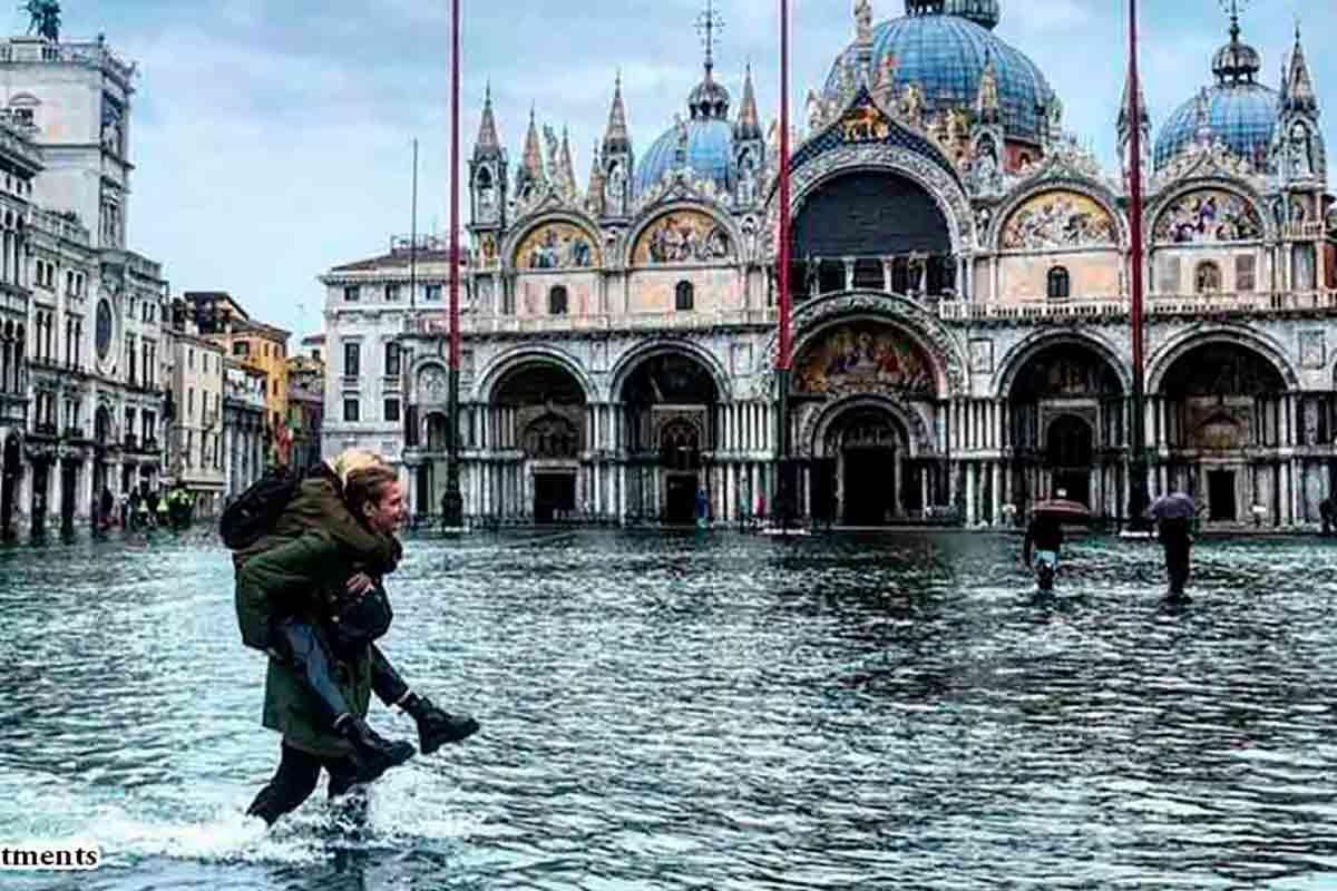 Veneza embaixo d'agua