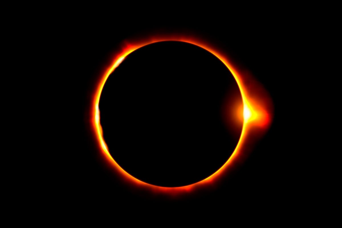 Em 21 de junho, o Eclipse Solar Anel de Fogo que marcará grandes
