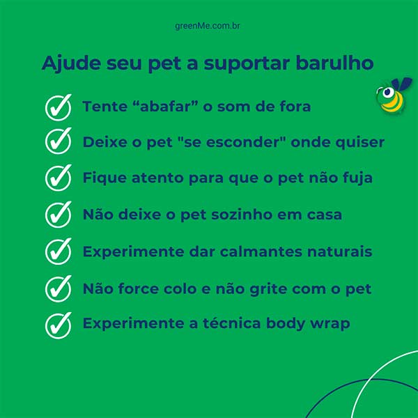 Resumo: o que fazer para o pet suportar barulho na Copa